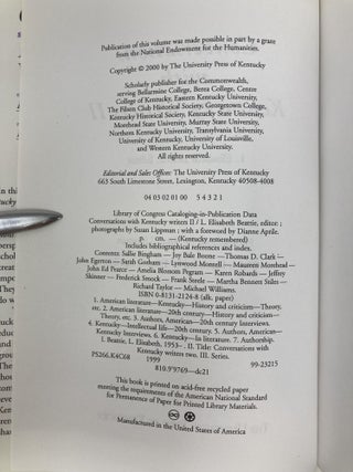 Conversations with Kentucky Writers II (Kentucky Remembered)