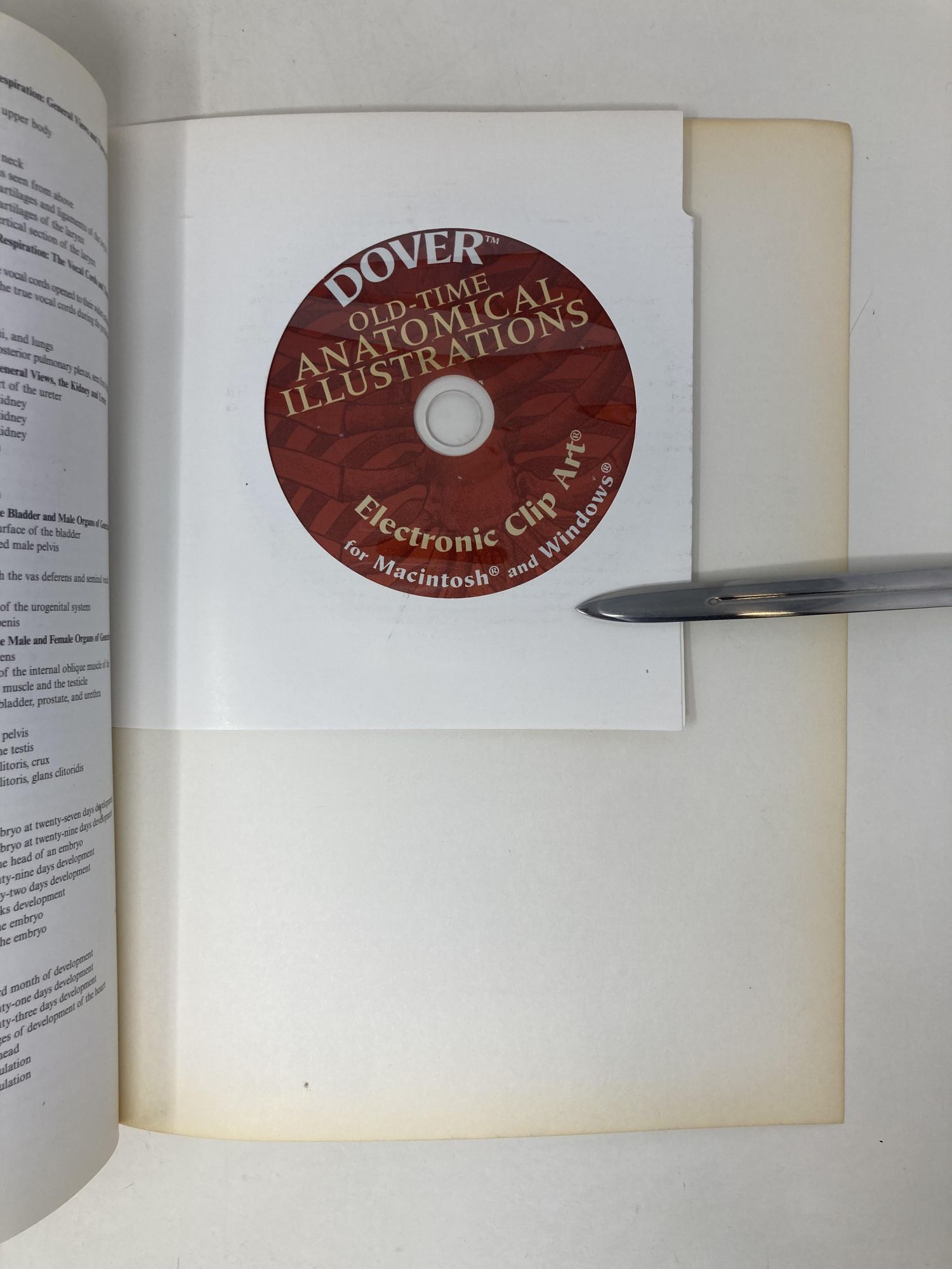 Old-Time Anatomical Illustrations CD-ROM and Book Dover Electronic
