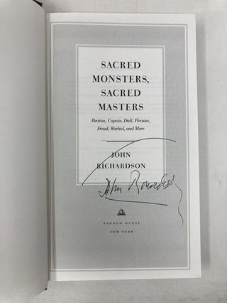 Sacred Monsters, Sacred Masters: Beaton, Capote, Dalí, Picasso, Freud, Warhol, and More