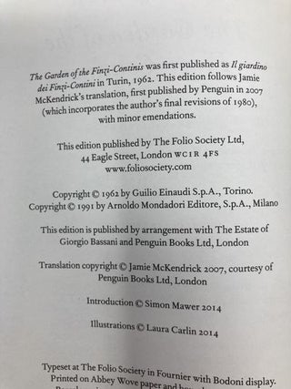 The Garden of the Fini-Continis