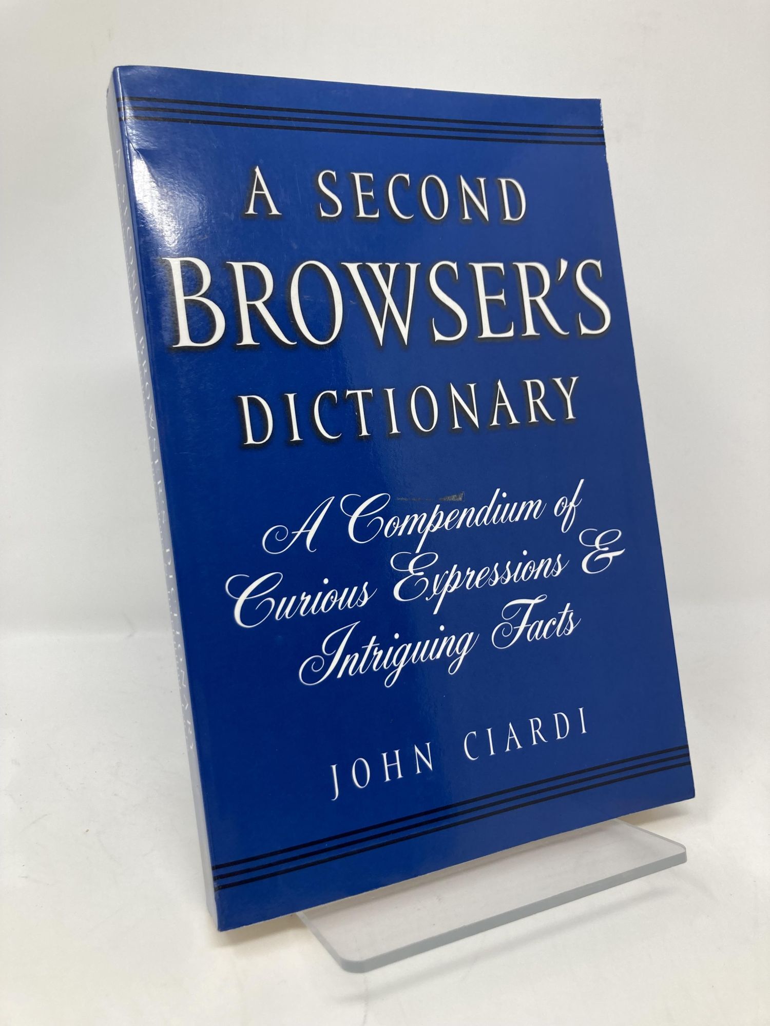 A Second Browser's Dictionary | John Ciardi | First Edition