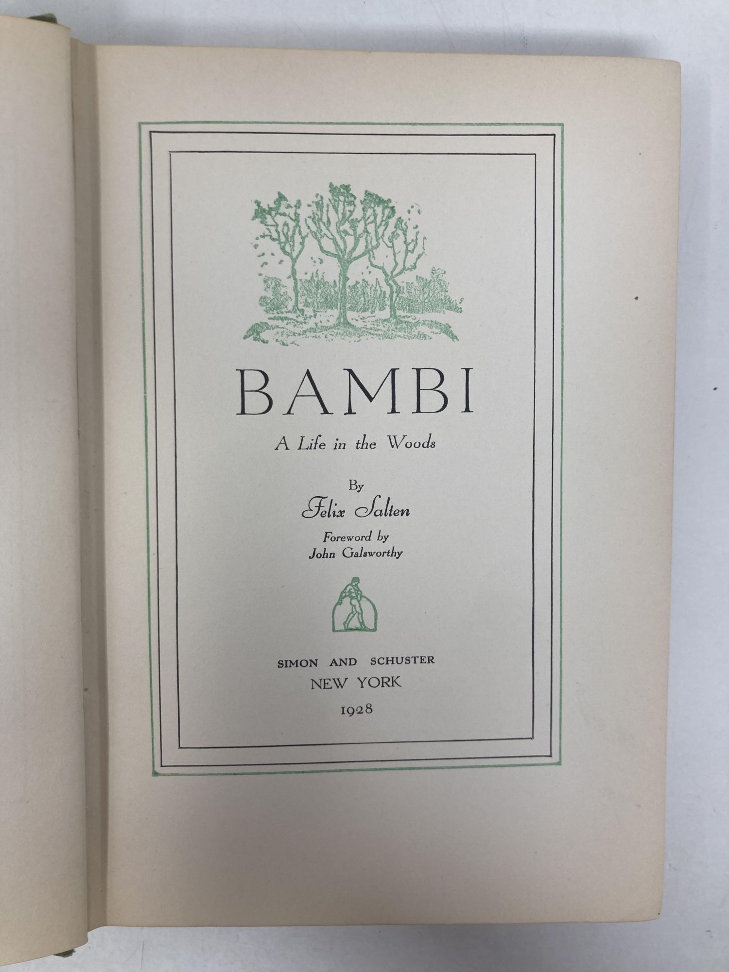 Bambi | Felix Salten | First Edition