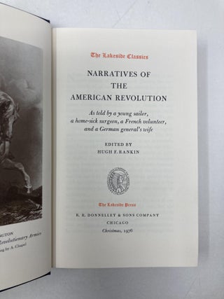 Narratives of the American Revolution