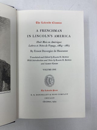 A Frenchman in Lincoln's America (2 Volumes)