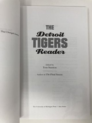 The Detroit Tigers Reader