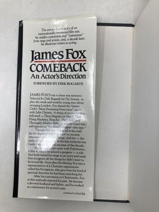Comeback: An Actor's Direction
