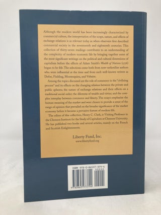 Commerce, Culture, and Liberty: Readings on Capitalism Before Adam Smith