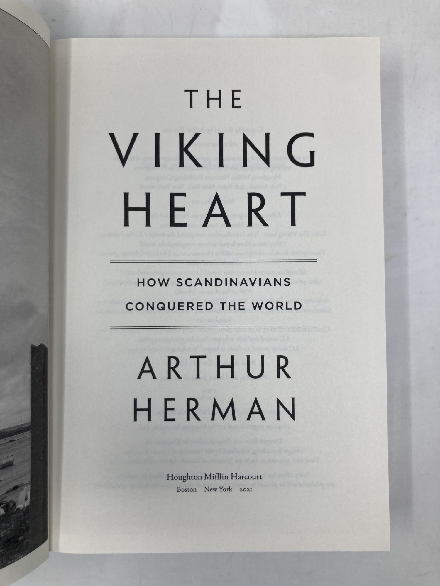 The Viking Heart | Arthur Herman | First Edition