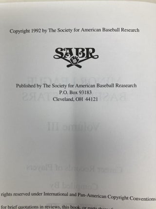 Minor League Baseball Stars, Vol. III