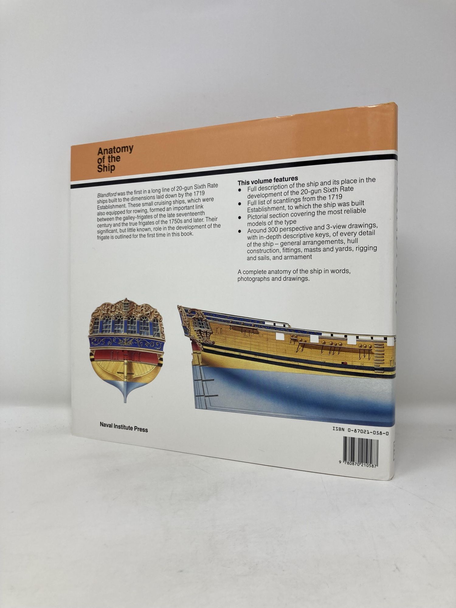 The 20-gun ship BLANDFORD　帆船参考書 20-Gun Ship Blandford | Peter Goodwin | First Edition