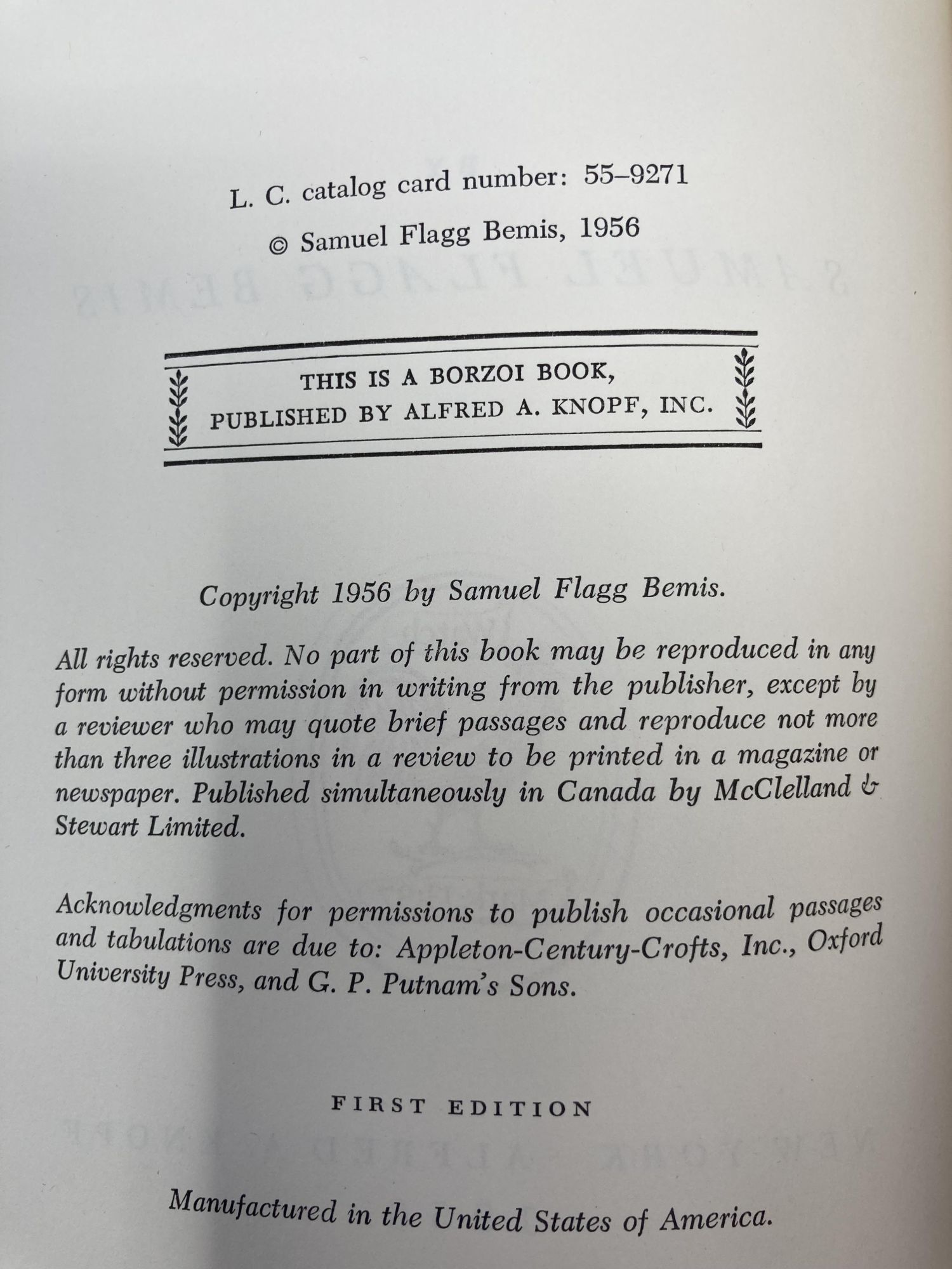 John Quincy Adams and the Union | Samuel Flagg Bemis | First Edition