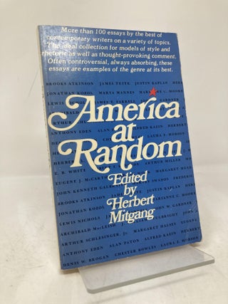 Item #190779 America at Random. Herbert Mitgang