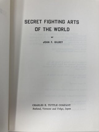 Secret Fighting Arts of the World