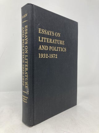 Item #193609 Essays on Literature. Philip Rahv, Arabel J., Porter, Andrew James, Dvosin, Mary,...
