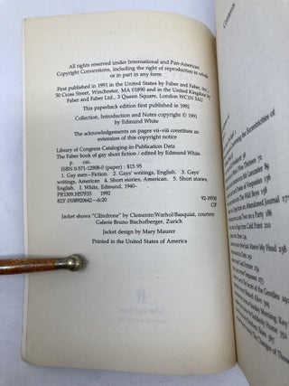 Faber Book of Gay Short Fiction