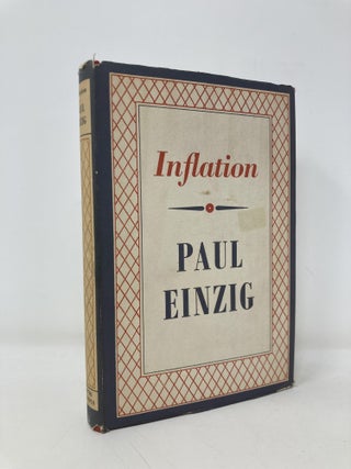 Item #197977 Inflation. Paul Einzig