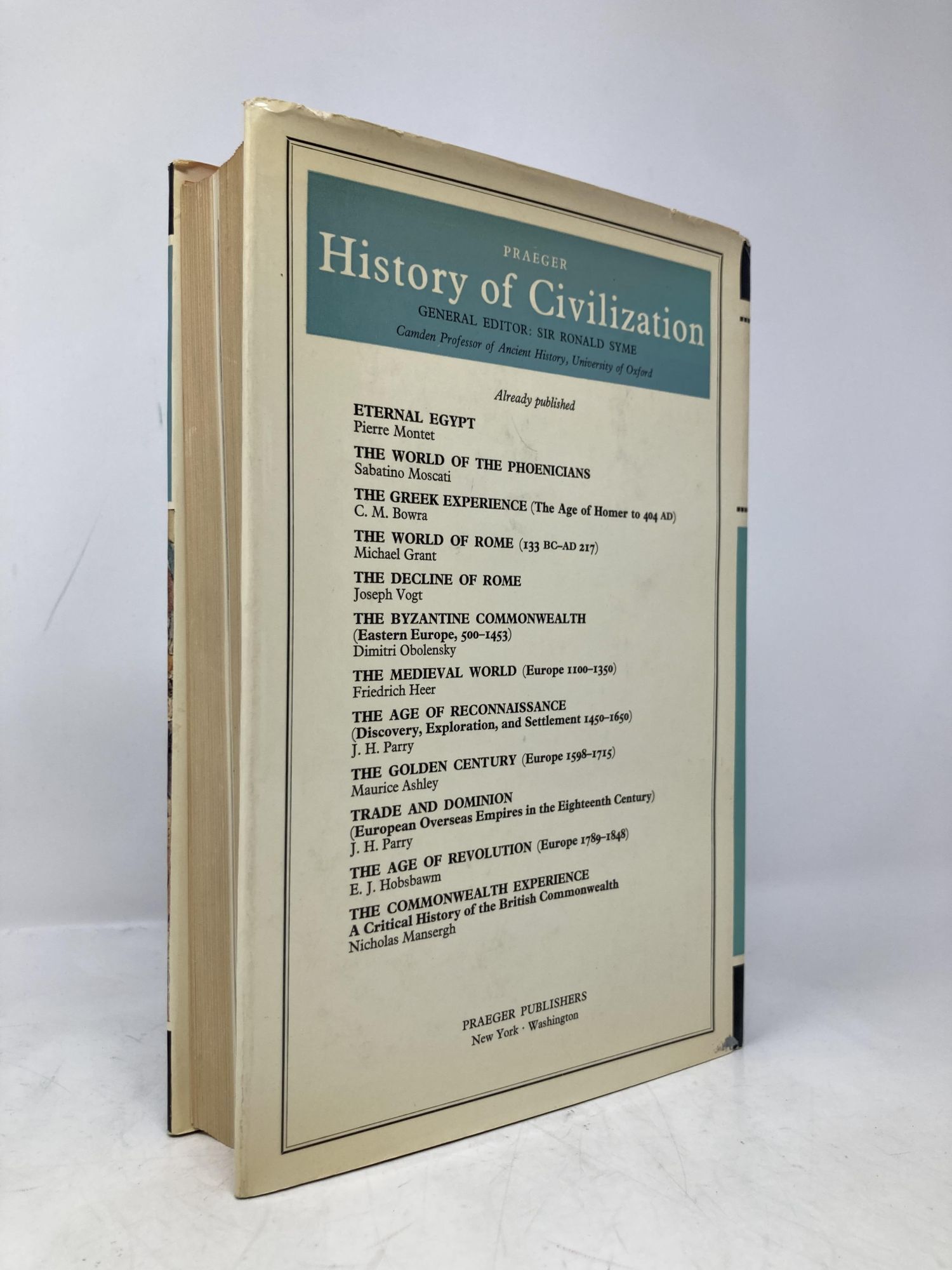 Trade And Dominion | J. H. Parry | First Edition