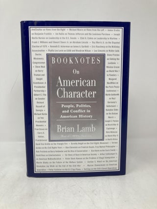 Booknotes: On American Character