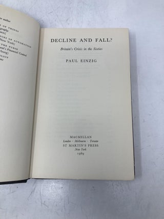 Decline and Fall? Britain's Crisis in the Sixties