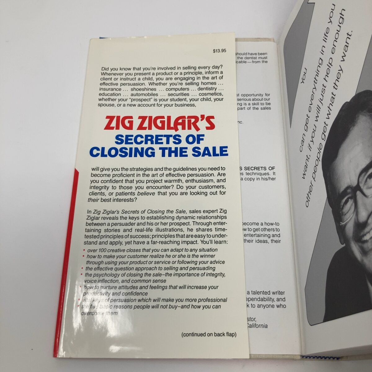 Zig Ziglar's Secrets Of Closing The Sale (Paperback, 1985) - Used Book In Good Condition-177825