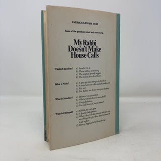 My Rabbi Doesn't Make House Calls