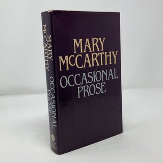 Item #302524 Occasional Prose. Mary McCarthy