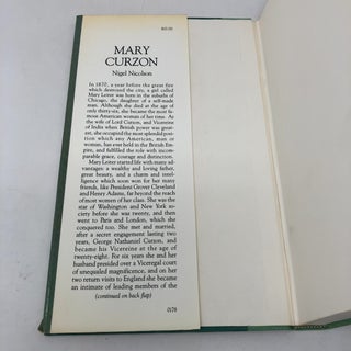 Mary Curzon : The Story of the Heiress from Chicago Who Married Lord Curzon, Viceroy of India