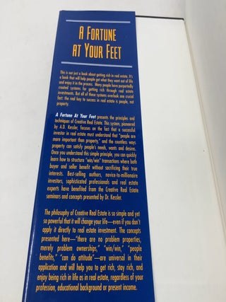 A Fortune at Your Feet: How You Can Get Rich, Stay Rich and Enjoy Being Rich With Creative Real Estate in the '90s