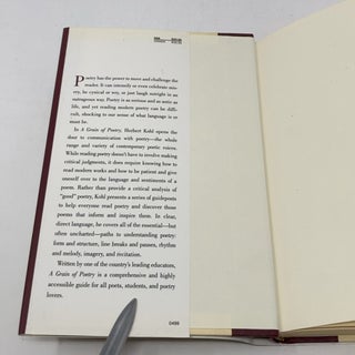 A Grain of Poetry: How to Read Contemporary Poems and Make Them Part of Your Life