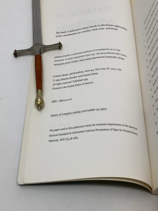 The Century of Artists' Books