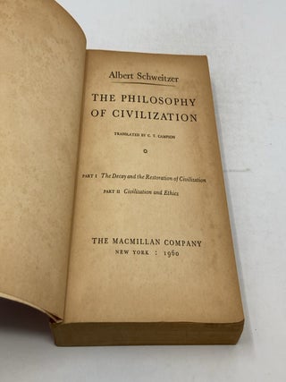 The Philosophy of Civilization