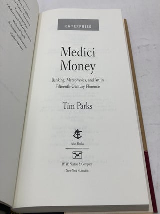 Medici Money: Banking, Metaphysics, And Art In Fifteenth-century Florence