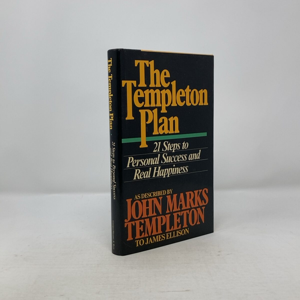 The Templeton Plan | James Ellison John Marks Templeton | FIRST