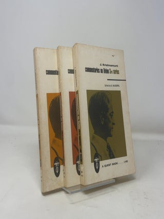 Item #317219 Commentaries On Living (3 Volumes; 1st Series, 2nd Series and 3rd Series). J....