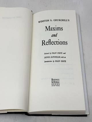 Maxims And Reflections