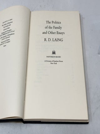 The politics of the family and other essays (World of man)