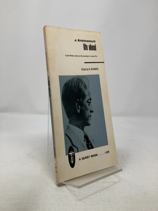Item #319766 Life Ahead. J. Krishnamurti