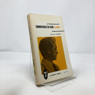 Item #319773 Commentaries on Living: First Series. J. Krishnamurti