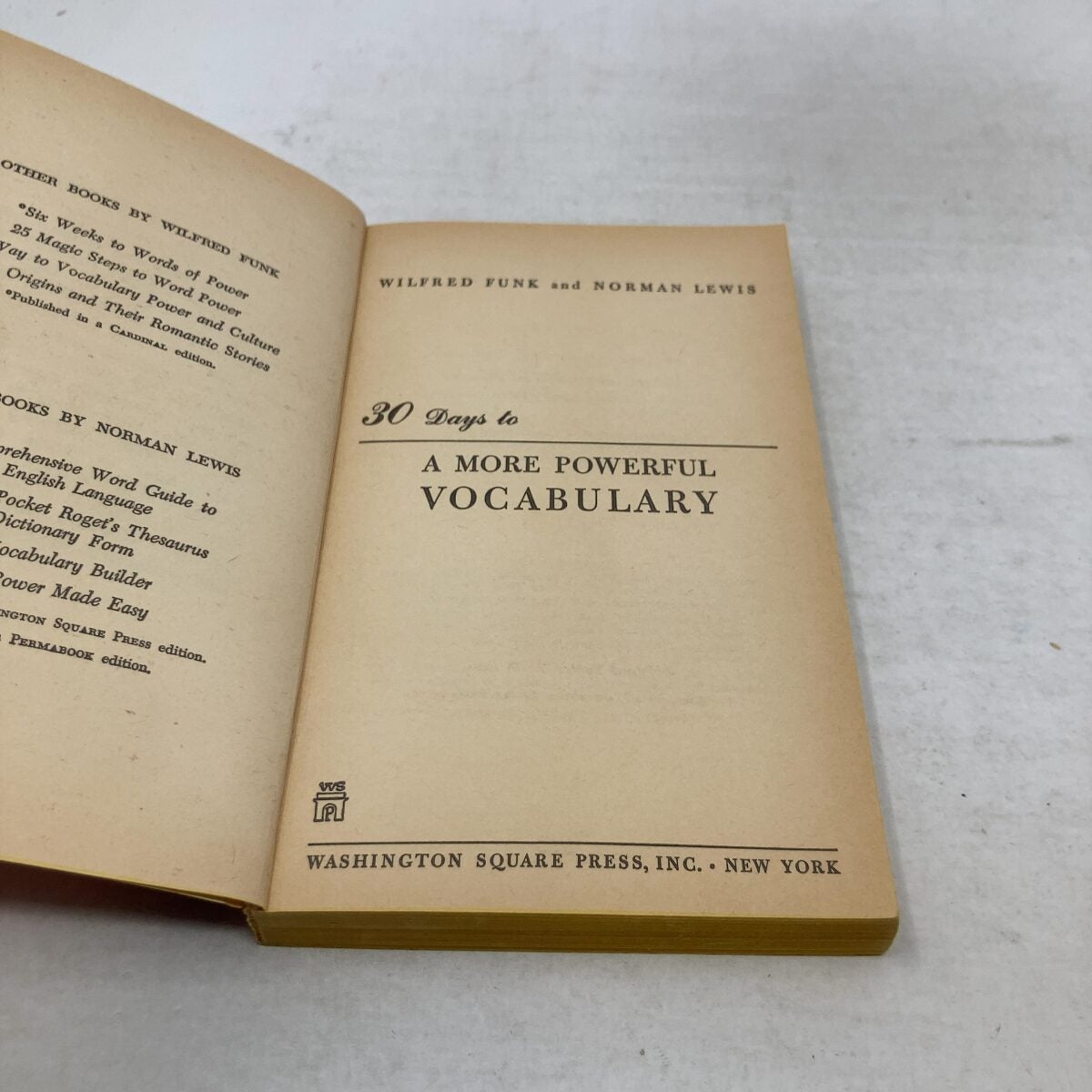 30 Days to a More Powerful Vocabulary | Dr. Wilfred Funk, Norman