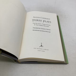 Three Plays: The Sea-Gull, Three Sisters & The Cherry Orchard (Modern Library)