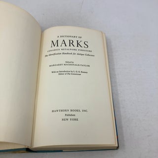A Dictionary of Marks