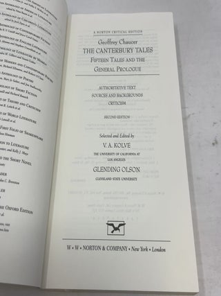 The Canterbury Tales: Fifteen Tales and the General Prologue