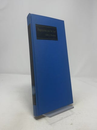 Item #331993 Fingerprints and the Law. Andre A. Moenssens