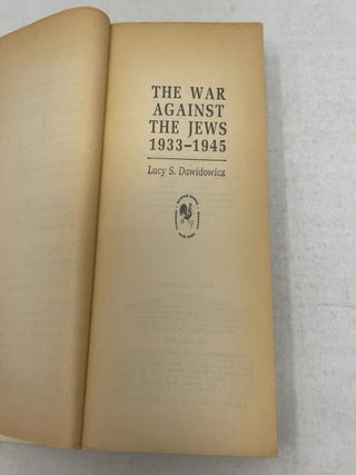 The War Against the Jews, 1933-1945