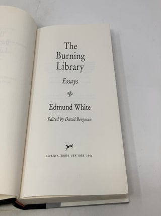 The Burning Library: Essays