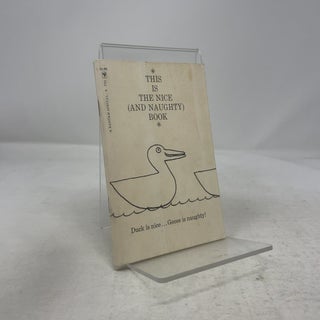 Item #338494 This is the Nice (And Naughty) Book. Alan Barzman