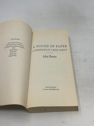 A Pound of Paper: Confessions of a Book Addict