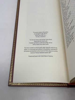 English Poetry Volume I From Chaucer to Gray (Easton Press Harvard Classics Eliot Edition Deluxe Fine Leather Binding Millennium Edition)