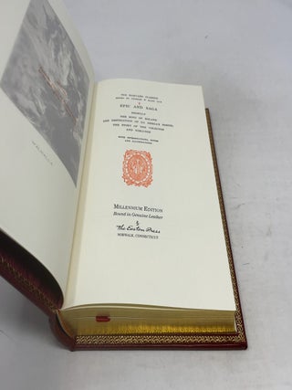 Epic and Saga: Beowulf, The Song of Roland, The Destruction of Da Derga's Hostel, The Story of the Volsungs and Niblungs (Easton Press Harvard Classics Eliot Edition Deluxe Fine Leather Binding Millennium Edition)