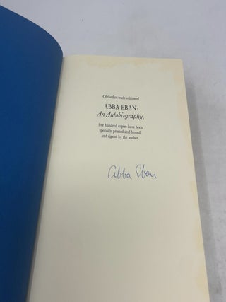 Abba Eban: An Autobiography